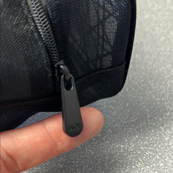Dior Black Mesh Cosmetic Bag - Picture 3 of 6